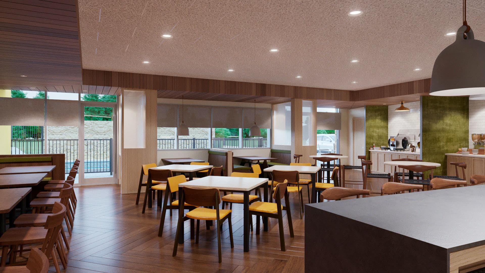 Breakfast area