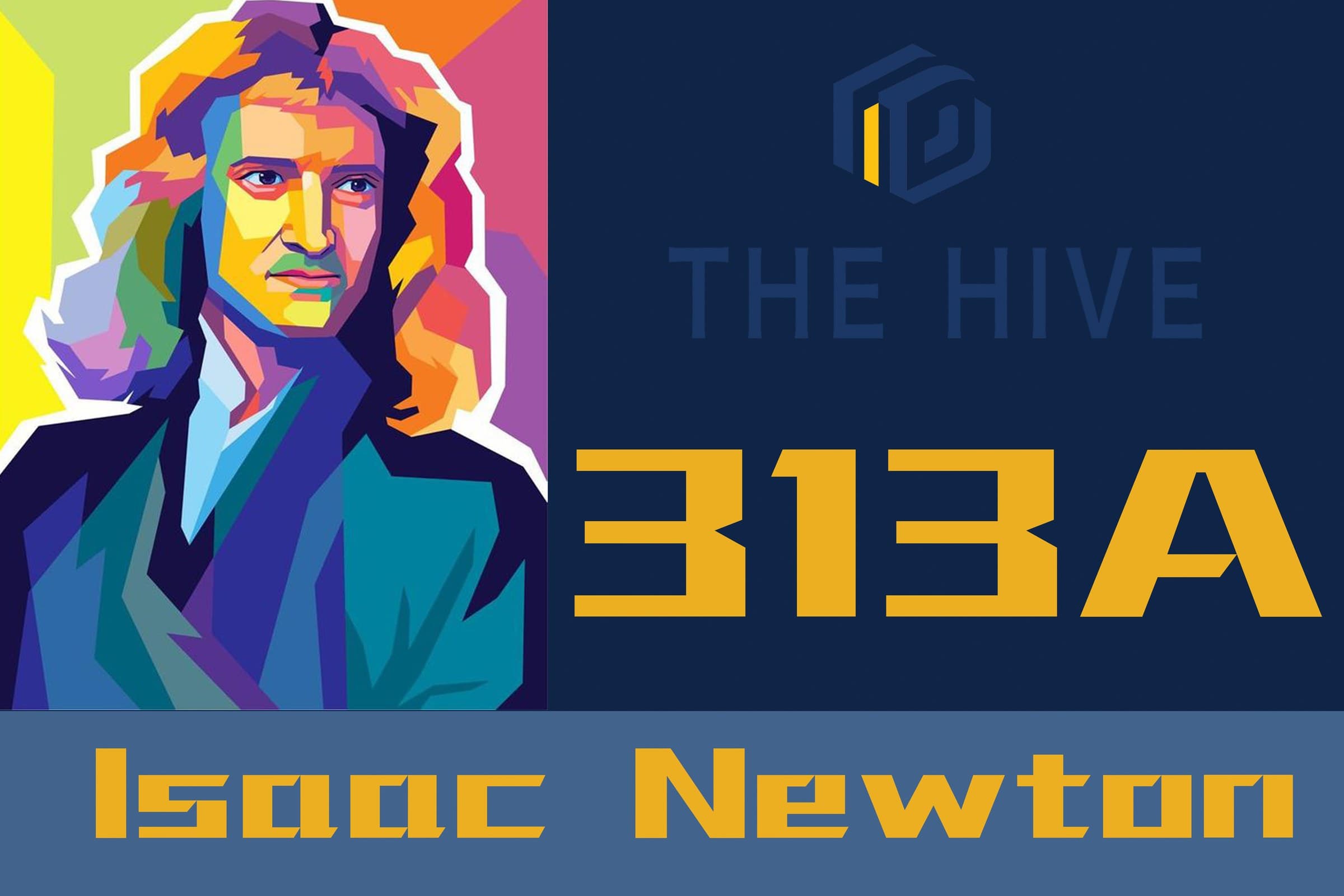 Door signage — Isaac Newton