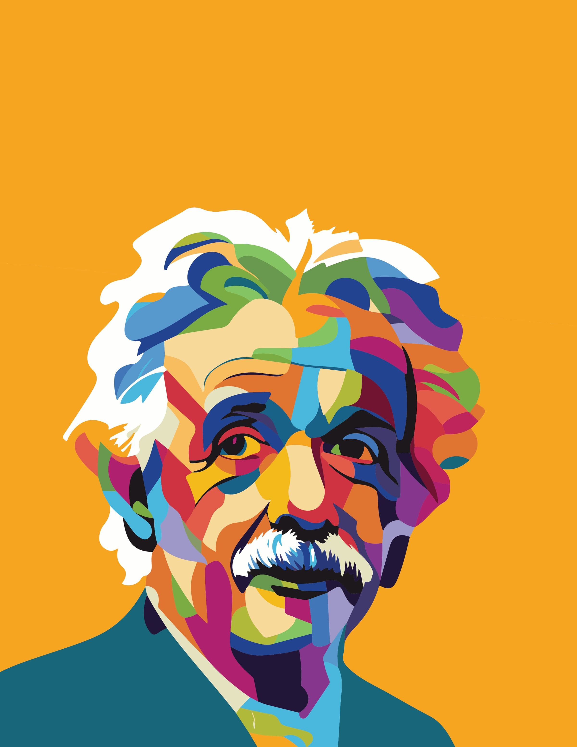 Door signage — Albert Einstein