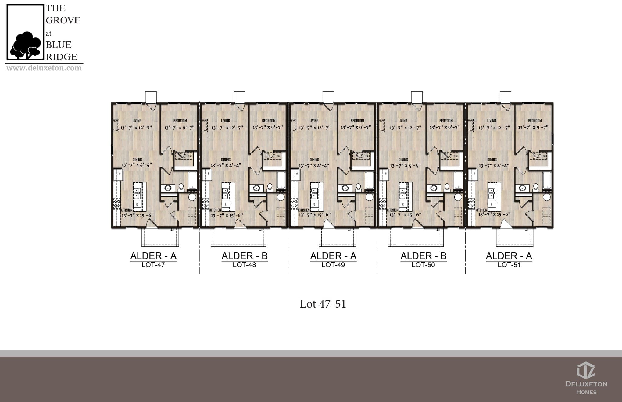 Alder cottages — site plan