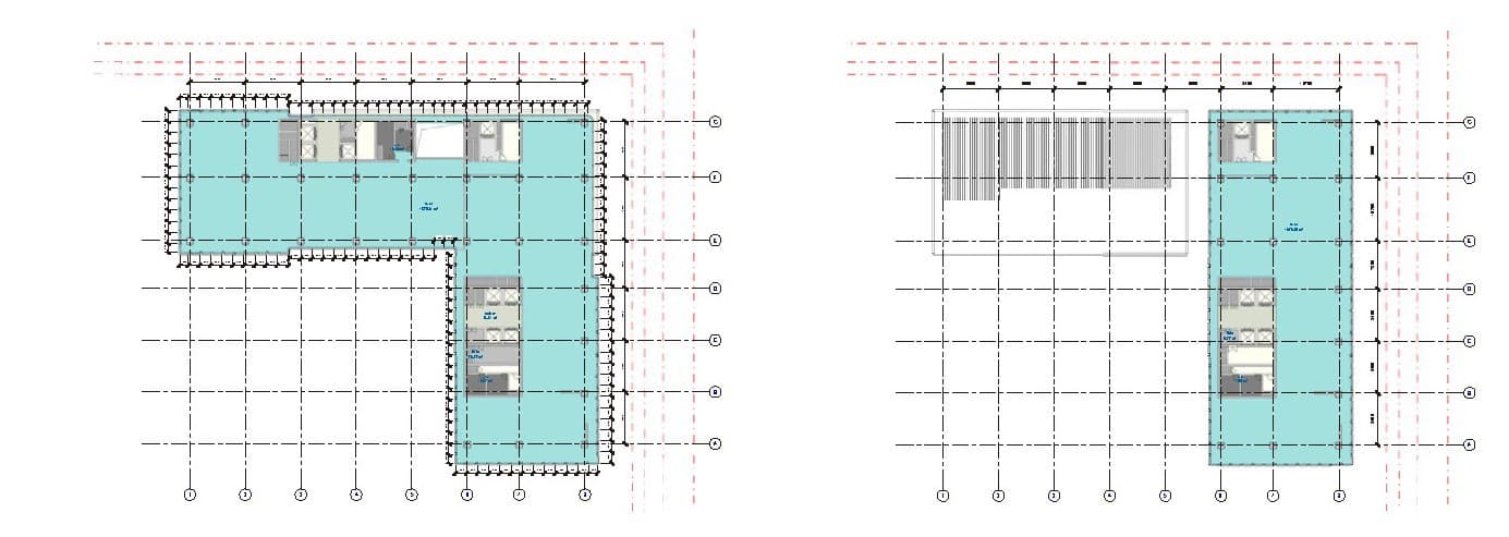 Typical floor plans